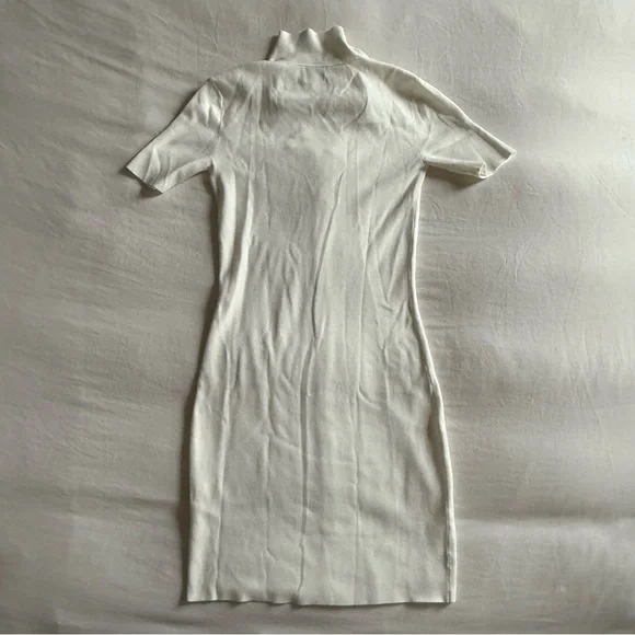 Aritzia Cece Cream Button-Up Collared Dress 2XS - Picture 4 of 7